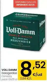 Eroski Voll-damm - cerveza oferta