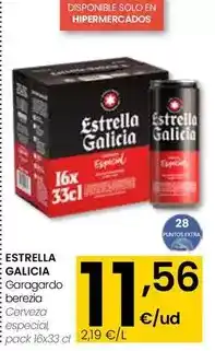 Eroski Estrella galicia - cerveza especial oferta