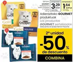 Eroski Purina - gourmet multipack en salsa oferta