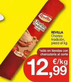 CashDiplo Revilla - chorizo tradicion oferta