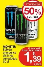 CashDiplo Monster - bebida energética oferta