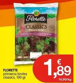 CashDiplo Florette - primeros brotes classics oferta