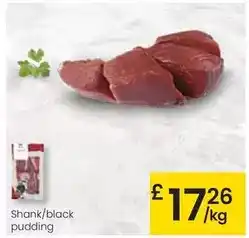 Eroski Shank/black pudding oferta