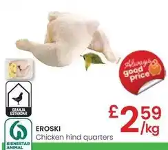 Eroski Eroski - chicken hind quarters oferta