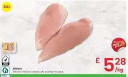 Eroski Eroski - whole chicken breast xxl economy pack oferta