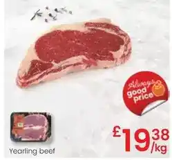 Eroski Yearling beef oferta