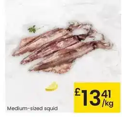 Eroski Medium-sized squid oferta