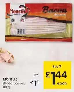 Eroski Monells - sliced bacon oferta