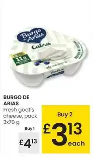 Eroski Burgo de arias - fresh goat's cheese oferta