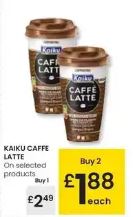 Eroski Kaiku caffe latte - on selected products oferta