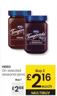 Eroski Hero - on selected seasonal jams oferta