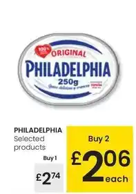 Eroski Philadelphia - selected products oferta