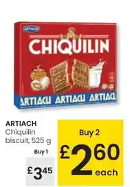 Eroski Artiach - chiquilin biscuit oferta