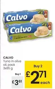 Eroski Calvo - tuna in olive oil oferta