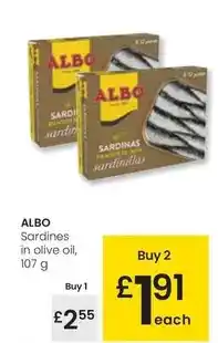 Eroski Albo - sardines in olive oil oferta