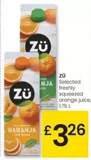 Eroski Zu - selected freshly squeezed orange juice oferta