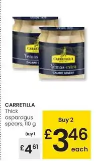 Eroski Carretilla - thick asparagus spears oferta