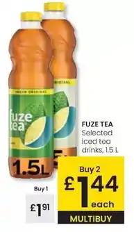 Eroski Fuze tea - selected iced tea drinks oferta
