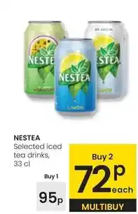 Eroski Nestea - selected iced tea drinks oferta