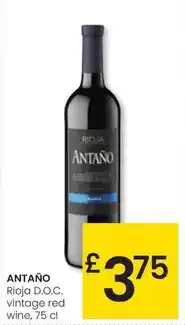 Eroski Antaño - rioja d.o.c. vintage red wine oferta