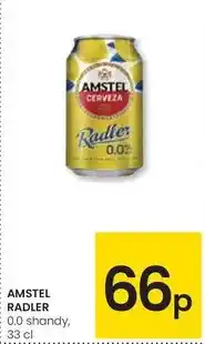 Eroski Amstel radler - 0.0 shandy oferta