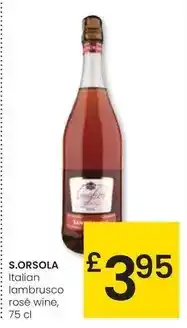 Eroski S.orsola - italian lambrusco rose wine oferta