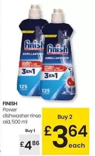 Eroski Finish - power dishwasher rinse aid oferta