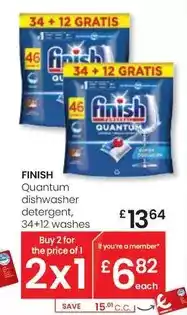 Eroski Finish - quantum dishwasher detergent oferta