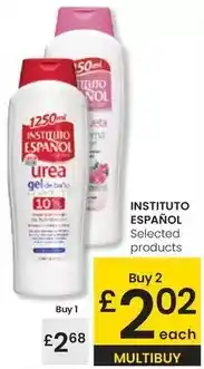 Eroski Instituto español - selected products oferta