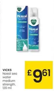 Eroski Vicks - nasal sea water medium strength oferta