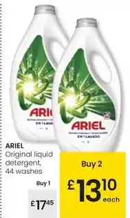 Eroski Ariel - original liquid detergent oferta