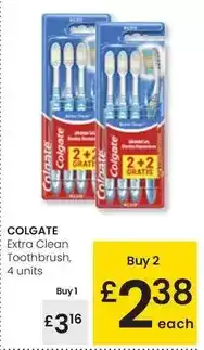 Eroski Colgate - extra clean toothbrush oferta