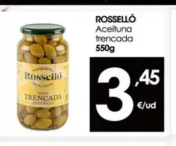 Eroski ROSSELLÓ Aceituna trencada oferta