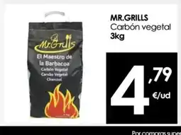 Eroski MR.GRILLS Carbón vegetal oferta