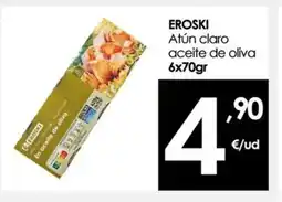 Eroski EROSKI Atún claro aceite de oliva oferta