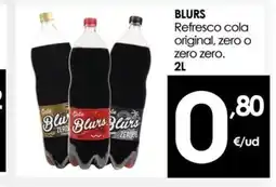 Eroski BLURS Refresco cola original, zero o zero zero oferta
