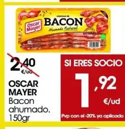 Eroski OSCAR MAYER Bacon ahumado oferta