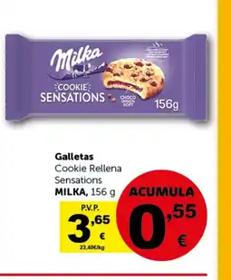 Masymas MILKA Galletas Cookie Rellena Sensations oferta