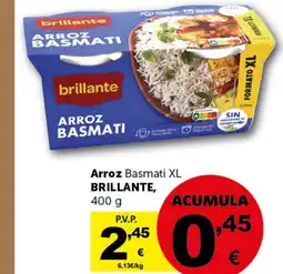 Masymas BRILLANTE Arroz Basmati XL oferta
