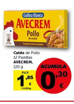 Masymas AVECREM Caldo de Pollo 12 Pastillas oferta