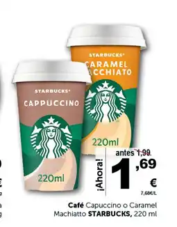 Masymas STARBUCKS Café Capuccino o Caramel Machiatto oferta