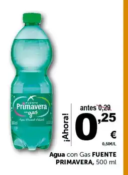 Masymas FUENTE PRIMAVERA Agua con Gas oferta