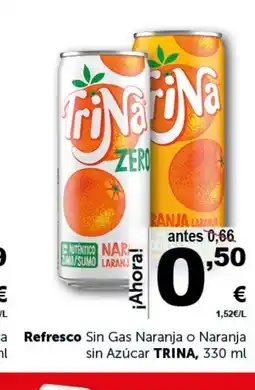 Masymas TRINA Refresco Sin Gas Naranja o Naranja sin Azúcar oferta