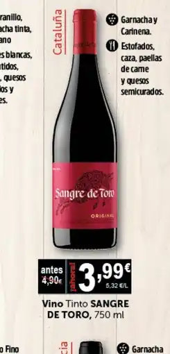 Masymas SANGRE DE TORO Vino Tinto oferta