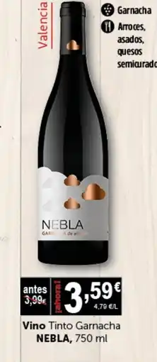 Masymas NEBLA Vino Tinto Garnacha oferta