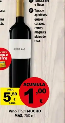 Masymas MUCHO MÁS, Vino Tinto oferta