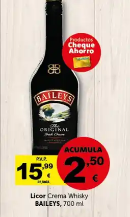 Masymas BAILEYS Licor Crema Whisky oferta