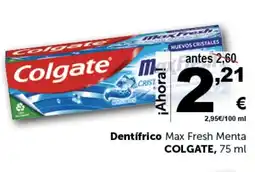 Masymas COLGATE Dentifrico Max Fresh Menta oferta