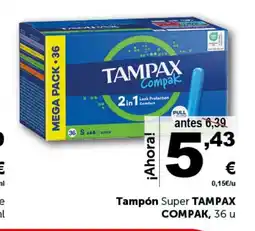 Masymas TAMPAX COMPAK Tampón Super oferta