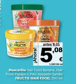 Masymas FRUCTIS HAIR FOOD Mascarilla Hair Food Banana, Hair Food Papaya o Pelo Apagado Sandía oferta